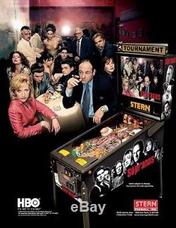 Stern The Sopranos Pinball Machine, Très Rare