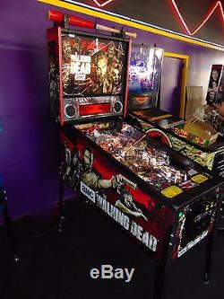 Stern Walking Dead Pinball Machine Negan Signed Topper