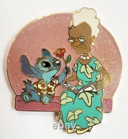 Stitch et la grand-mère Rose dans une boule à neige, épingle Disney Lilo & Stitch LE 500