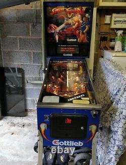 Street Fighter 2 Pinball Machine Faite Par Gottlieb Grand État