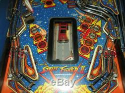 Street Fighter Championship Flipper Par 90 Gottileb Stunning Pin Arcade