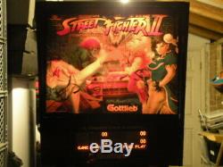 Street Fighter Championship Flipper Par 90 Gottileb Stunning Pin Arcade