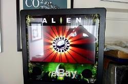 Superbe Machine À Flipper Hue Alien Arcade Rare! 3 Écrans Lcd! Leds Game In Hand