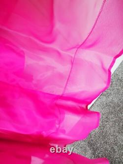 Superbe robe de soirée cerise Bariano Australia taille 12 avec étiquettes, fête de Noël