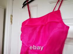 Superbe robe de soirée cerise Bariano Australia taille 12 avec étiquettes, fête de Noël