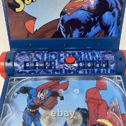 Superman Pinball 2004 DC Comics Tabletop Pinball Machine