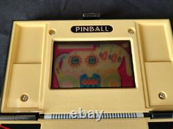 Système de jeu portable Vintage Nintendo Game & Watch Pinball avec manuel, ensemble de boîte-g1213