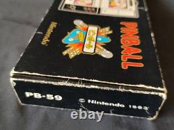 Système de jeu portable Vintage Nintendo Game & Watch Pinball avec manuel, ensemble de boîte-g1213