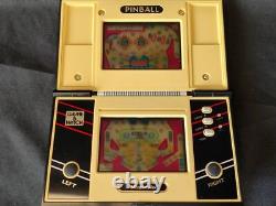 Système de jeu portable Vintage Nintendo Game & Watch Pinball avec manuel, ensemble de boîte-g1213