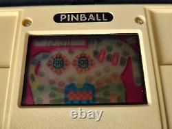 Système de jeu portable Vintage Nintendo Game & Watch Pinball avec manuel, ensemble de boîte-g1213