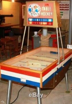 Table Hockey Arcade Machine Par Bally (excellent) Rare