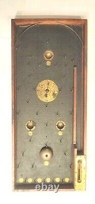 Table de Bagatelle rare des années 1800 avec bille 25 x 11