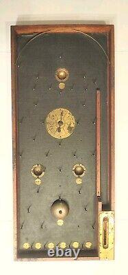 Table de Bagatelle rare des années 1800 avec bille 25 x 11