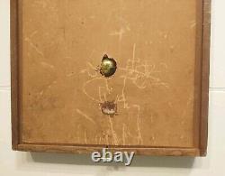 Table de Bagatelle rare des années 1800 avec bille 25 x 11