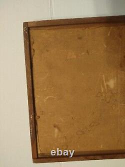 Table de Bagatelle rare des années 1800 avec bille 25 x 11