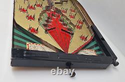 Tableau de jeu de bagatelle en marbre Vintage Joseph Schneider Kick-Back des États-Unis