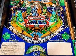 Tales Pinball Williams Poisson 1992 Flipper Orig. Jamais Restaurateur 100% Travail. + Manuel