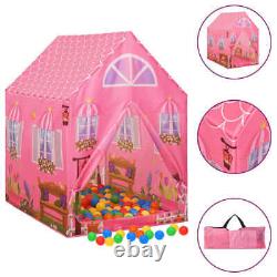 Tente de jeu pour enfants avec 250 balles roses, 69x94x104 cm.