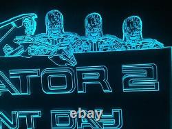 Terminator 2 Le Jour Du Jugement Pinball Topper Display