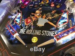 The Rolling Stones Pinball Machine Stern 2012 Parfait État & Grand Jeu