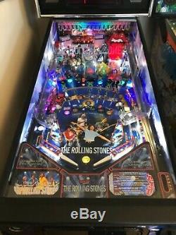 The Rolling Stones Pinball Machine Stern 2012 Parfait État & Grand Jeu