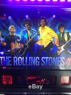 The Rolling Stones Pinball Machine Stern 2012 Parfait État & Grand Jeu