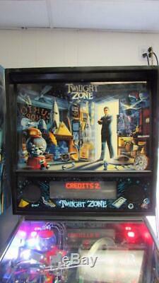 Twilight Zone Pinball Arcade Machine Machine Bally De Nice Bateau Libre. Led Kit D'ampoule