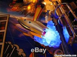 Twilight Zone Pinball Rocket Ship Bleu Base Flipper Machine Mod