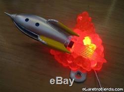 Twilight Zone Pinball Rocket Ship Orange Base Flipper Machine Mod
