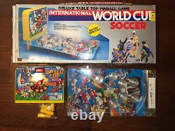 Vintage 1988 Deluxe Table Top Pinball Game- Coupe Du Monde Internationale De Soccer