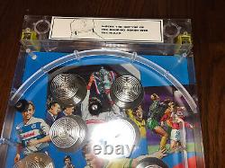 Vintage 1988 Deluxe Table Top Pinball Game- Coupe Du Monde Internationale De Soccer