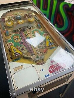 Vintage Des Années 1960 Gottlieb Flipper Clown Pinball Machine Spares Ou Repairs