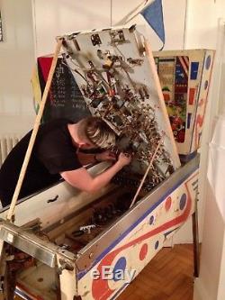 Vintage Pinball Machine / Table Gottlieb Rare'mini Pool 'full Working Order