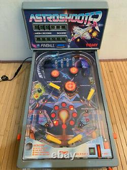 Vintage Tomy Astro Shooter Pinball Électronique Arcade Machine Boxed