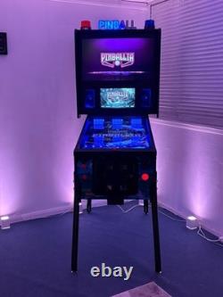 Vu sur la BBC 2026 V8 OLED 144 Hz Machine de flipper virtuelle Pinballia