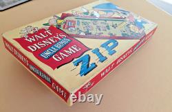 Walt Disney Vintage UNCLE REMUS Flipper Jeu de Société Complet 1947