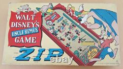 Walt Disney Vintage UNCLE REMUS Flipper Jeu de Société Complet 1947