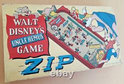 Walt Disney Vintage UNCLE REMUS Flipper Jeu de Société Complet 1947