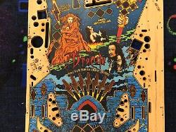 Williams Bram Stoker Dracula Pinball Machine Utilisée Playfield. Support Mural / Art