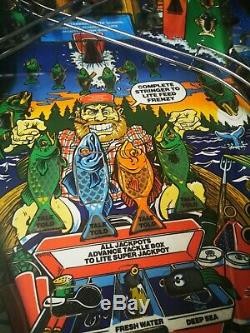 Williams Fish Tales Pinball Machine 1992 Très Bon État S'il Vous Plaît Lire Ci-dessous