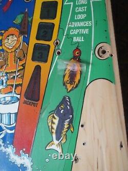 Williams Fish Tales Pinball Machine Playfield Diamant Plaque De Nouvelles Photos Ajouté