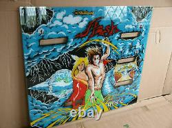 Williams Flash Pinball Machine Backglass Back Glass Nouvelle Reproduction Rpc