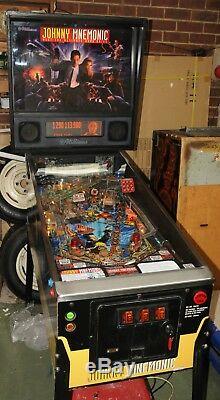 Williams Johnny Mnemonic Pinball Machine 100% De Travail