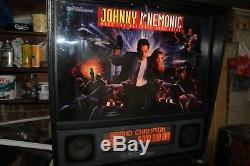 Williams Johnny Mnemonic Pinball Machine 100% De Travail