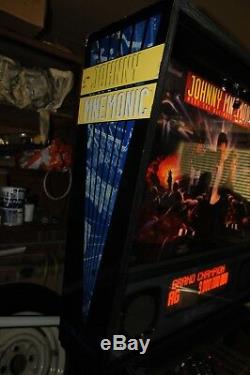 Williams Johnny Mnemonic Pinball Machine 100% De Travail