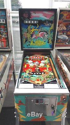 Williams Klondike Pinball Machine 1971 Remis À Neuf Electro Mécanique