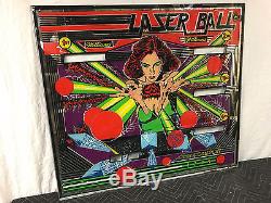 Williams Laser Ball Jeu De Flipper Backglass Jeu Original Pas Repro