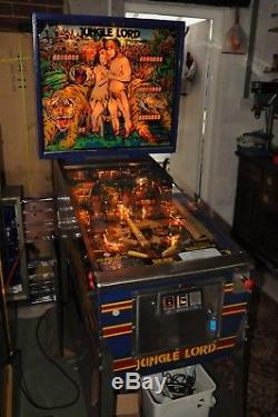 Williams Pinball Machine Jungle Lord 100% De Travail