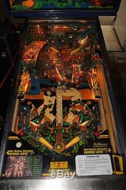 Williams Pinball Machine Jungle Lord 100% De Travail