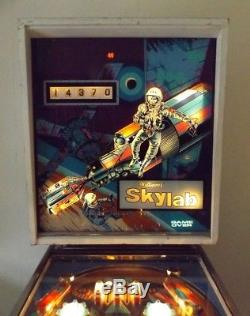 Williams Skylab Arcade Flipper 1974 Super Rare Espace De La Machine Sur Le Thème Em